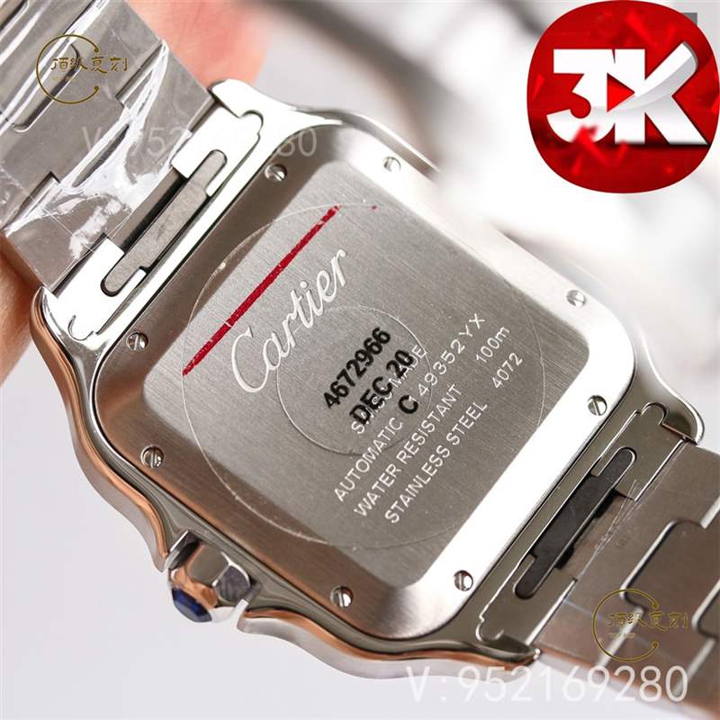 3K廠卡地亞山度士對比正品怎么樣,比V6廠、BV廠、GF廠更值得入手嗎-復刻表