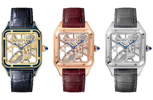 卡地亞推出三款金屬Santos-Dumont鏤空腕表-復刻表