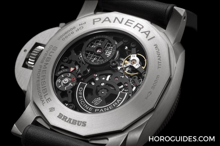 DMLS金屬鐳射燒結表殼加持!Panerai x Brabus聯名表第四代現身:Submersible S eTitanio PAM01403-復刻表