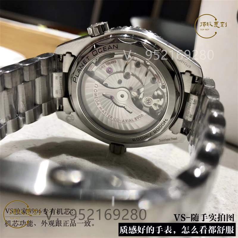 VS廠海馬600太極圈重新出貨,VS廠歐米茄太極圈圈口做工怎么樣-復刻表