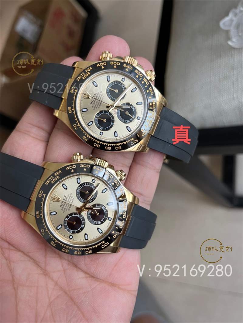 勞力士4130機(jī)芯余文樂迪通拿復(fù)刻表那個廠做的最好,BT廠和C廠對比那個更接近正品-復(fù)刻表