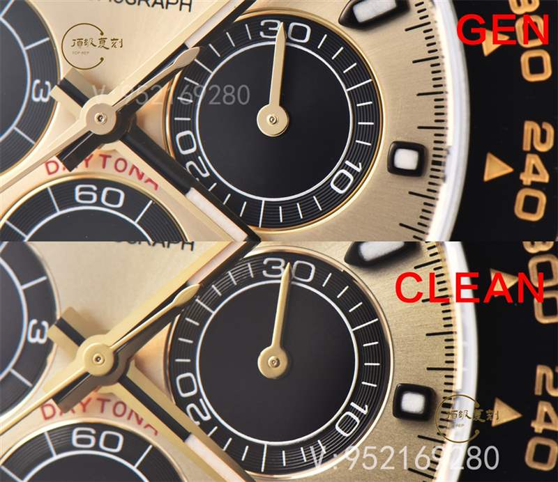 勞力士4130機(jī)芯余文樂迪通拿復(fù)刻表那個廠做的最好,BT廠和C廠對比那個更接近正品-復(fù)刻表