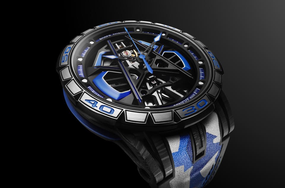 羅杰杜彼再度以藍(lán)寶堅(jiān)尼Huracán Sterrato跑車為靈感打造新款王者競速限量表-復(fù)刻表