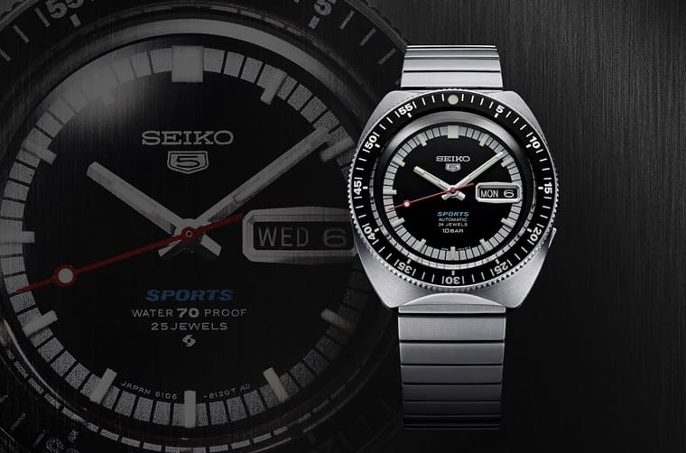 SEIKO精工5號問世55周年5 Sports復刻款和新款齊發-復刻表