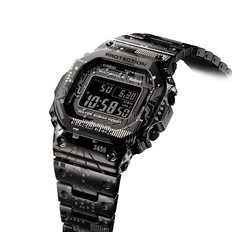 G-SHOCK推出GMW-B5000TCC電子腕表：電路板圖案表殼-復刻表