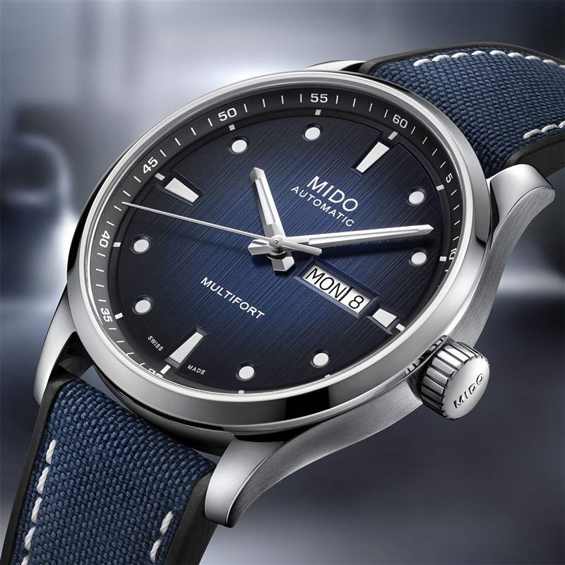Mido美度推出Multifort M大三針日歷腕表-復刻表