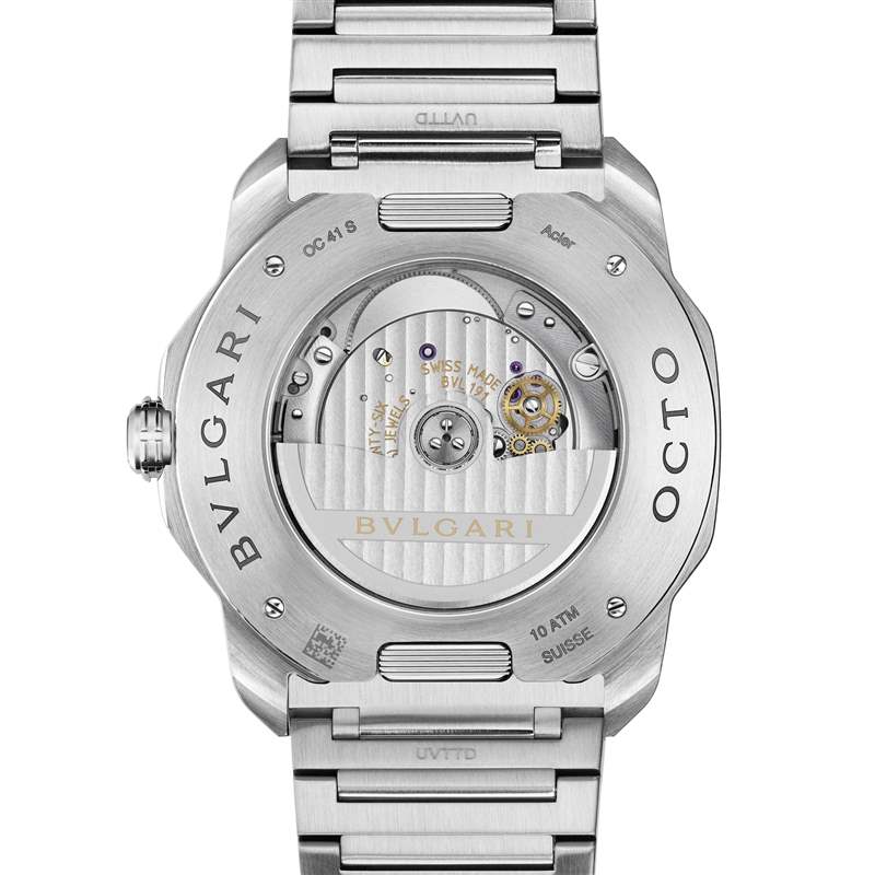 寶格麗推出全新Octo Roma系列腕表:巴黎釘紋表盤(pán)、中央飛行陀飛輪、虎眼石鑲嵌機(jī)芯-復(fù)刻表