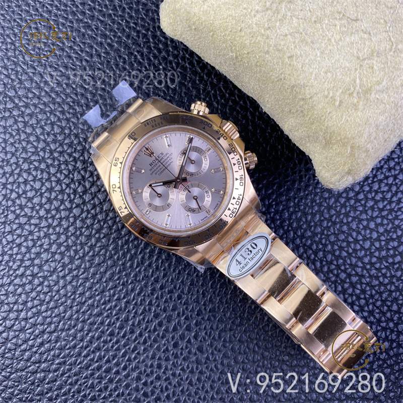 Clean廠C廠勞力士全金迪通拿鍍金層會掉色嗎?C廠玫瑰金莫桑鉆迪通拿怎么樣-復(fù)刻表