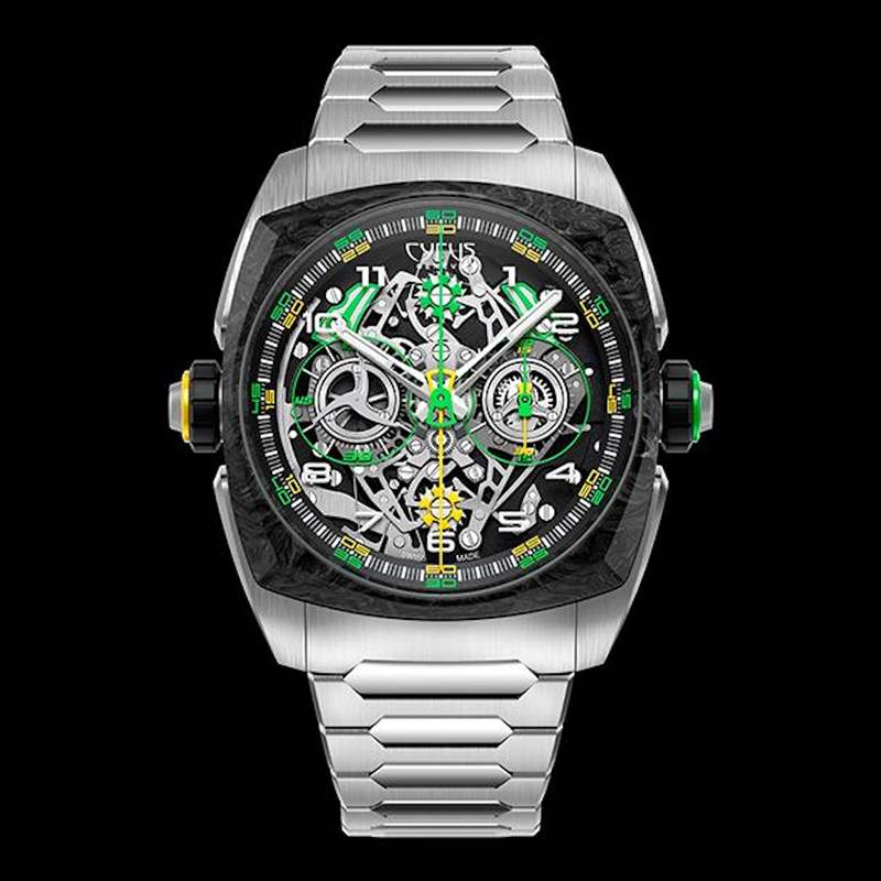 瑞士表廠CYRUS特立獨(dú)行新作大玩復(fù)雜功能可同步測(cè)量?jī)蓚€(gè)時(shí)段-復(fù)刻表