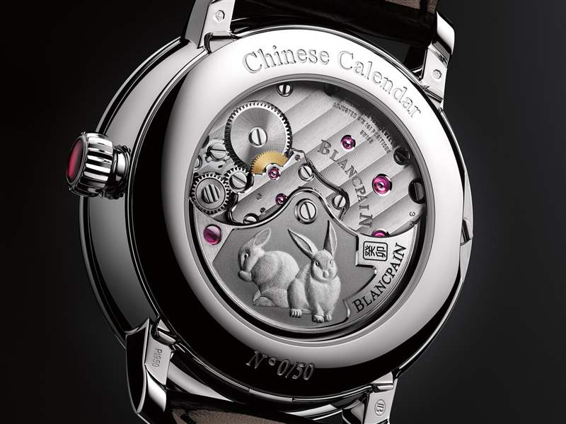 寶珀推出Villeret Calendrier Chinois Traditionnel中華年歷「寶兔」限量腕表-復刻表