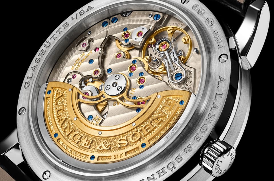 朗格Lange 1萬年歷新添鉑金黑面款式-復(fù)刻表