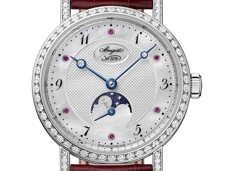 Breguet推出Classique Phase de Lune 9085 Valentine’s Day情人節主題腕表:紅寶石時標 Breguet推出Classique Phase de Lune 9085 Valentine’s Day情人節主題腕表:紅寶石時標-復刻表