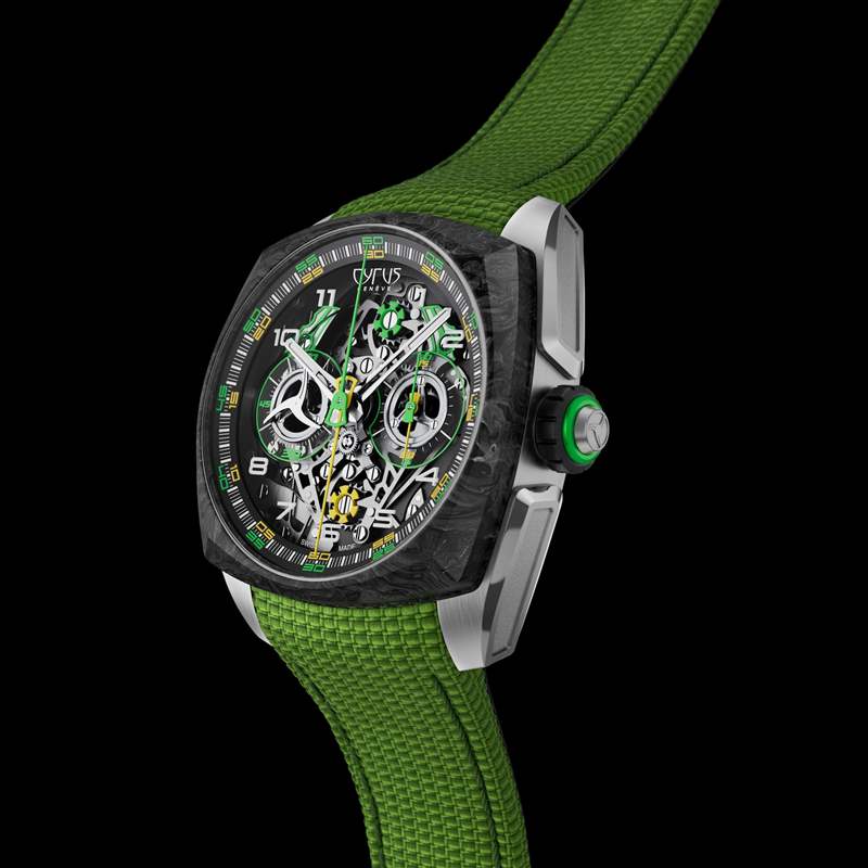 瑞士表廠CYRUS特立獨(dú)行新作大玩復(fù)雜功能可同步測(cè)量?jī)蓚€(gè)時(shí)段-復(fù)刻表