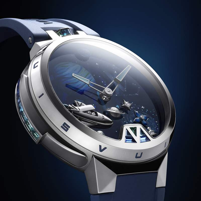 Louis Vuitton推出Tambour Jacquemart Minute Repeater 200 Years三問(wèn)報(bào)時(shí)腕表：太空漫游-復(fù)刻表