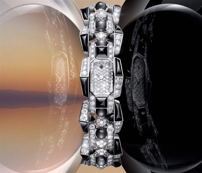 Cartier推出5枚Mécabille高級珠寶腕表:寶石滾珠與方釘元素-復刻表