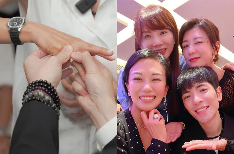 蕭敬騰向經紀人Summer求婚成功PP夯表、破億鉆戒真情露出-復刻表