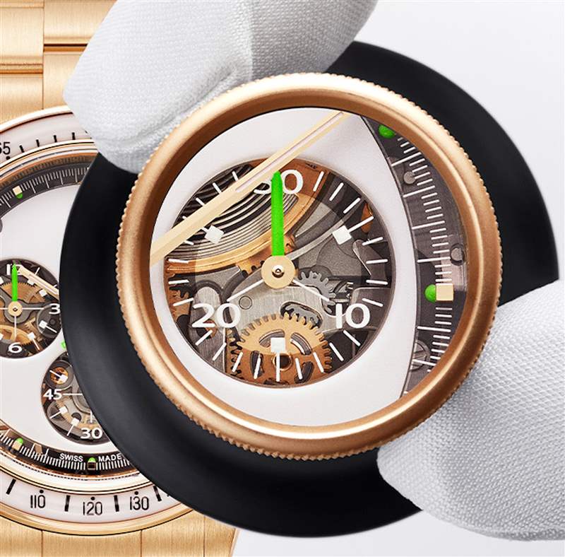 Maroon 5主音改裝Daytona勁有Taste!霓虹綠鏤空勞力士極具觀賞性-復刻表