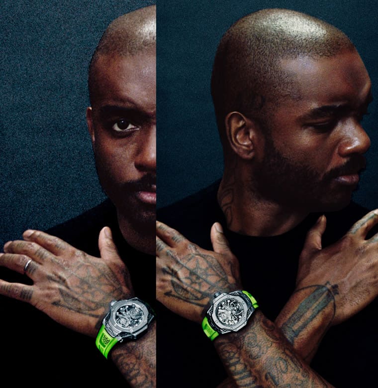 宇舶聯(lián)名設計師Samuel Ross「蜂窩」陀飛輪搭配極光綠簡直潮到爆-復刻表