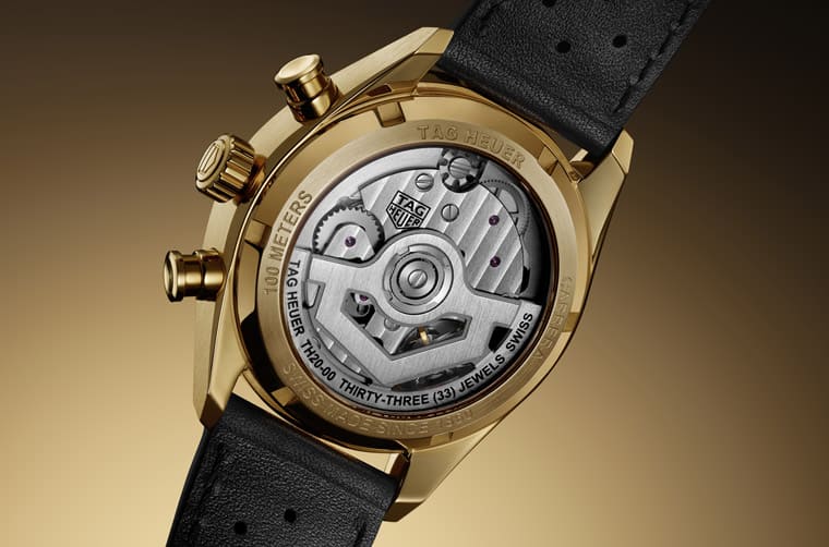 從冠軍車手獎品獲得啟發泰格豪雅再造現代Carrera黃金計時碼表-復刻表