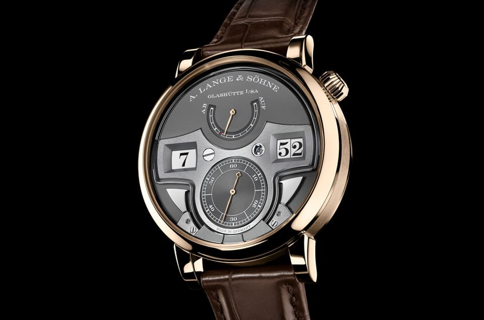 朗格Zeitwerk十進制三問表改采品牌獨家蜂蜜金材質亮相-復刻表