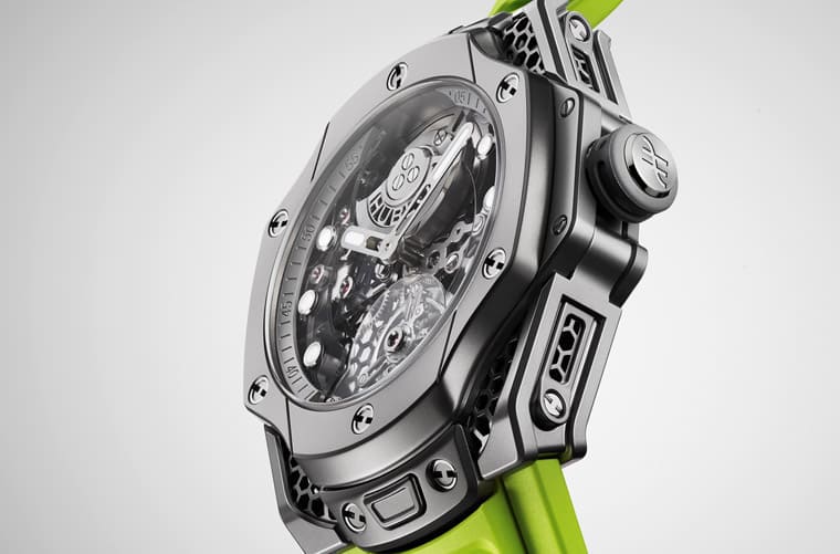 宇舶聯(lián)名設計師Samuel Ross「蜂窩」陀飛輪搭配極光綠簡直潮到爆-復刻表