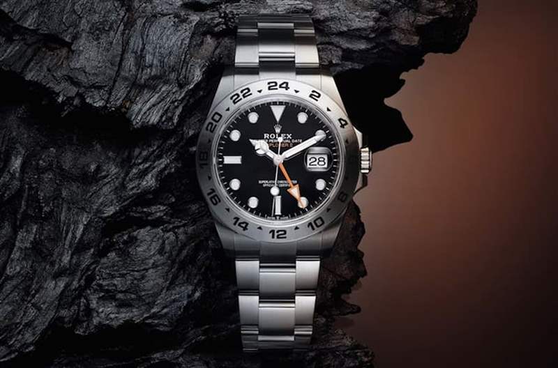 ROLEX Explorer II手表最新行情勞力士探二黑、白面溢價相差4%-復刻表