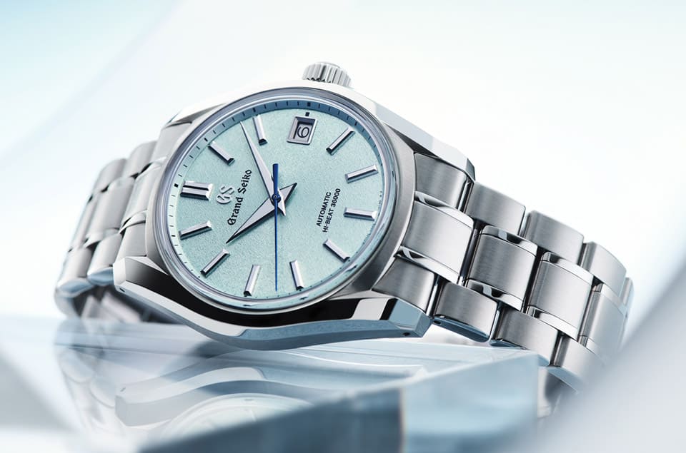 GRAND SEIKO 2023年臺(tái)灣限定版以節(jié)氣「榖雨」為靈感天青色面盤充滿春天活力-復(fù)刻表