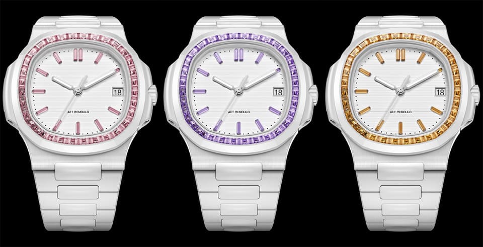 「白陶瓷搭彩色寶石」百達翡麗金鷹5711掀起高級運動表奢華風(fēng)-復(fù)刻表