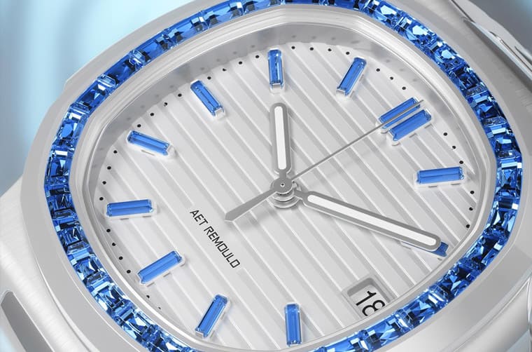 「白陶瓷搭彩色寶石」百達翡麗金鷹5711掀起高級運動表奢華風(fēng)-復(fù)刻表