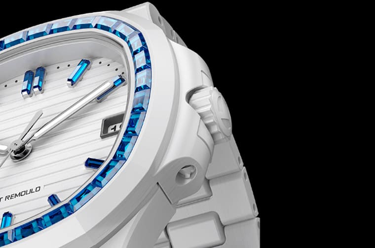「白陶瓷搭彩色寶石」百達翡麗金鷹5711掀起高級運動表奢華風(fēng)-復(fù)刻表