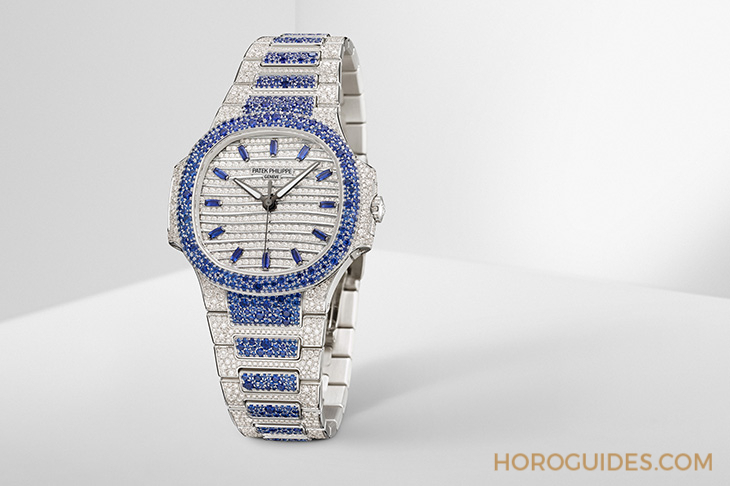 Ladies First!百達翡麗最新Aquanaut Luce「彩虹」三問表與Nautilus織紋復合表帶-復刻表