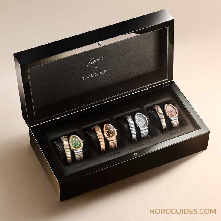 安藤忠雄為Serpenti出手了、全球最薄陀飛輪機芯黑化上陣｜BVLGARI W&W 2024速覽-復刻表