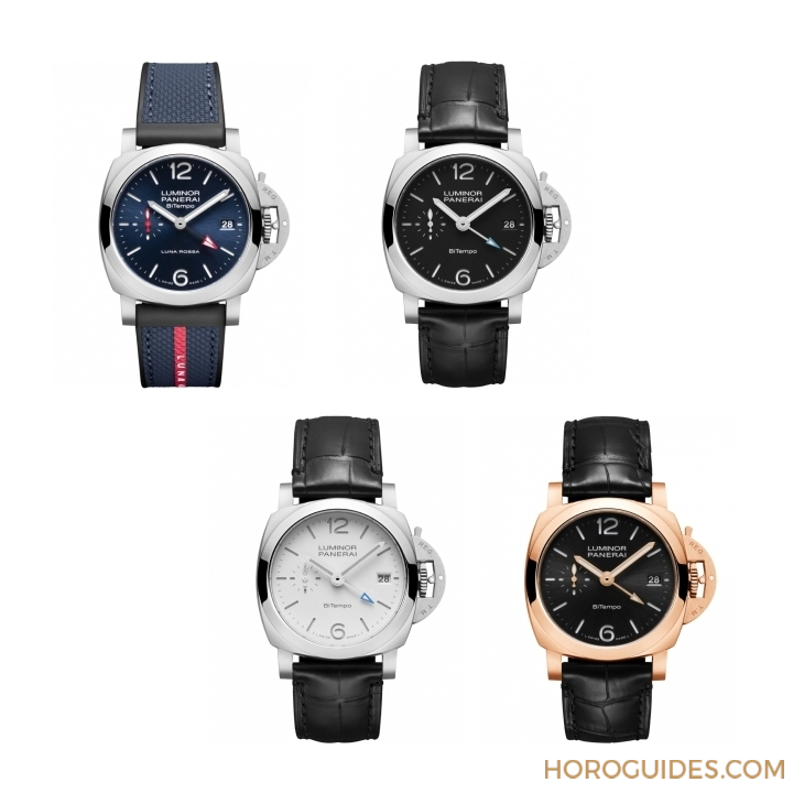 以Goldtech貴金屬材質入作！ 沛納海Luminor Quaranta BiTempo腕表再添一延伸新作PAM01641-復刻表