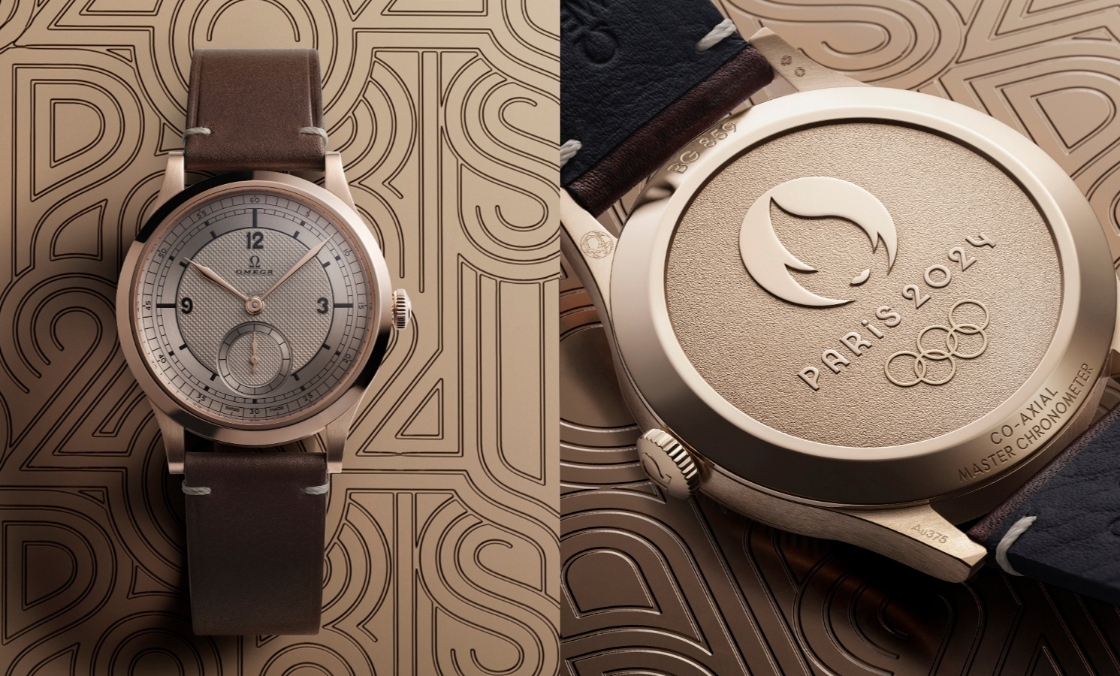 青銅金再現CK 859復古設計，向奧運獎牌致敬！ OMEGA加推巴黎2024年奧運會青銅金腕表-復刻表
