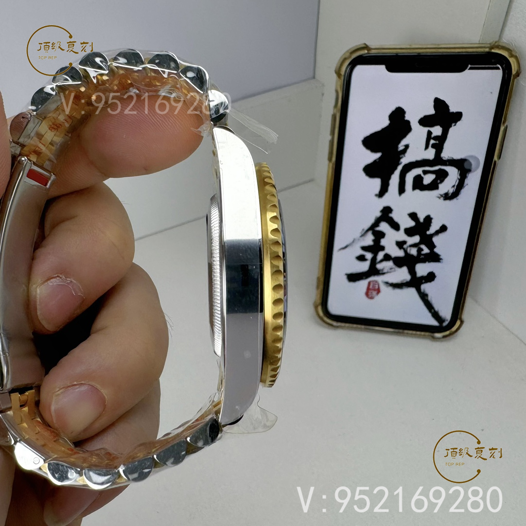 ARF廠新品勞力士配重版格林尼治間金皮蛋圈126713重量多少-復刻表