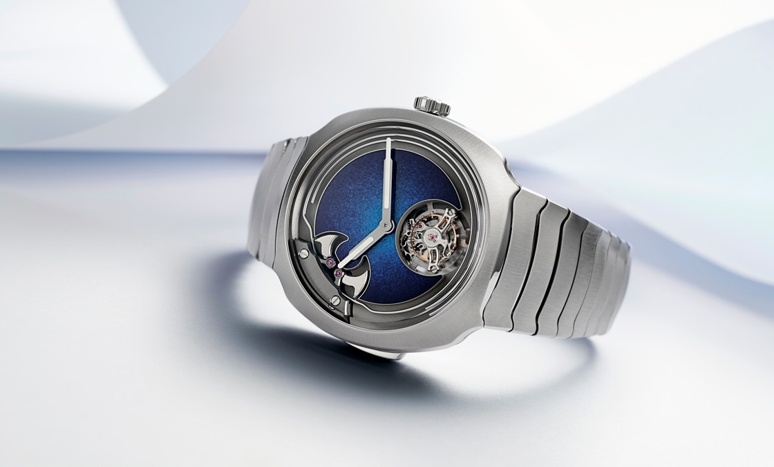 大明火琺瑯煙燻面加身，亨利慕時三問疾速者三問報時陀飛輪藍色琺瑯概念腕表奪目登場-復刻表