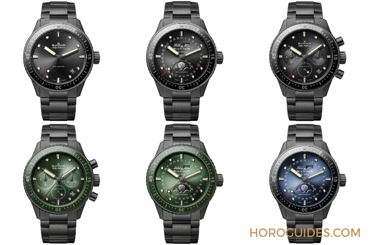 寶珀首配陶瓷煉帶|Fifty Fathoms Bathyscaphe系列全面新生著裝-復(fù)刻表