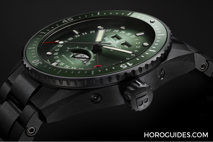 寶珀首配陶瓷煉帶|Fifty Fathoms Bathyscaphe系列全面新生著裝-復(fù)刻表