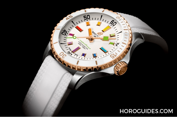百年靈Superocean 36、42、44mm彩虹時標(biāo)面繽紛亮相-復(fù)刻表