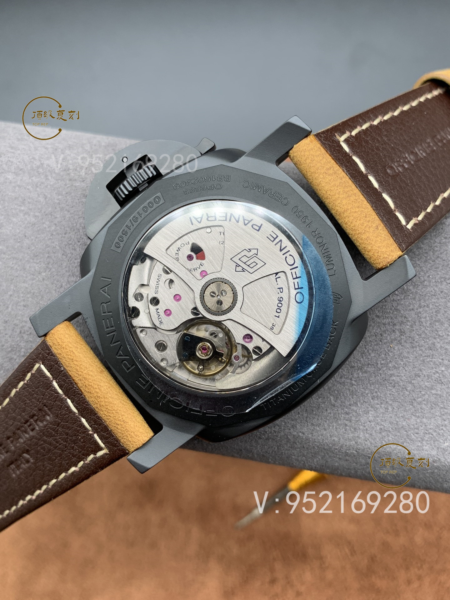 VS廠沛納海pam441黑陶瓷手表V3升級版是最高版本嗎-復(fù)刻表