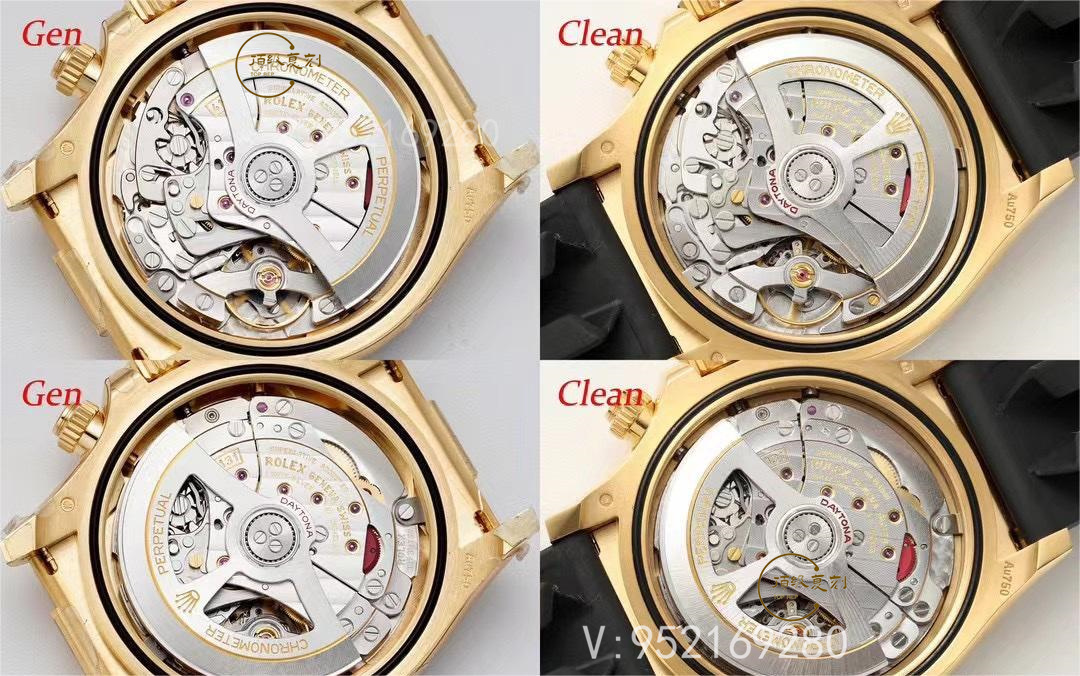 C廠Clean廠余文樂4131一體機真假對比,C廠勞力士余文樂對比正品評測-復刻表