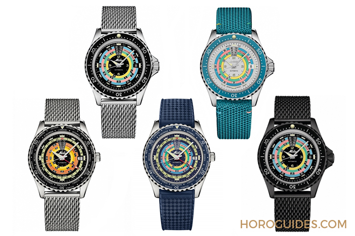 漆黑中的復(fù)古“彩虹圈”！ MIDO再度推出Ocean Star Decompression Timer 1961復(fù)刻限量版-復(fù)刻表