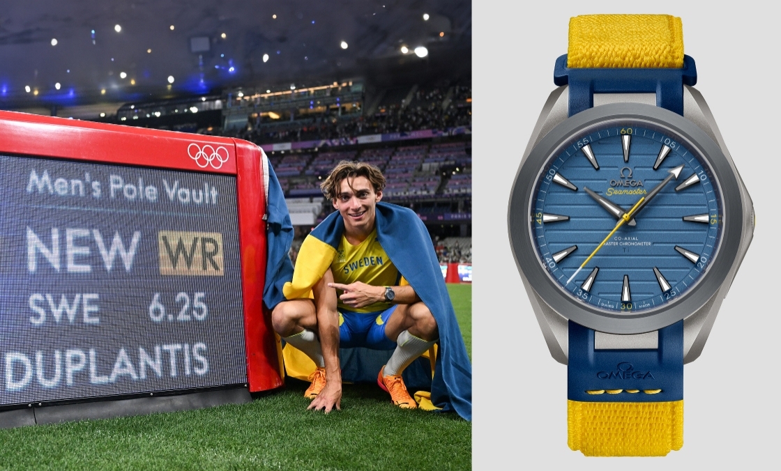 超輕鈦金！ OMEGA為奧運金牌得主Armand Duplantis推出新款Seamaster Aqua Terra Ultra Light-復刻表