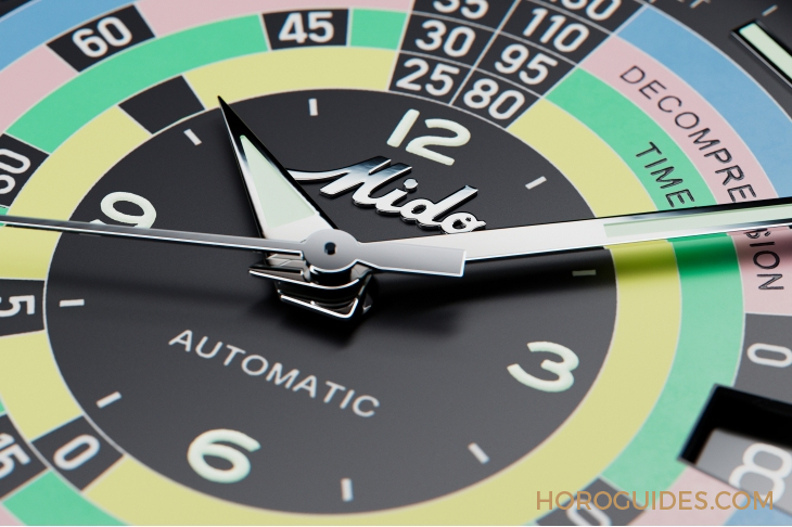 漆黑中的復(fù)古“彩虹圈”！ MIDO再度推出Ocean Star Decompression Timer 1961復(fù)刻限量版-復(fù)刻表
