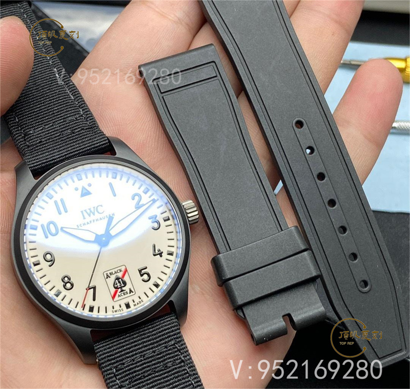 M+廠萬國馬克飛行員黑桃A超級夜光表如何，表盤夜光對版嗎-復刻表