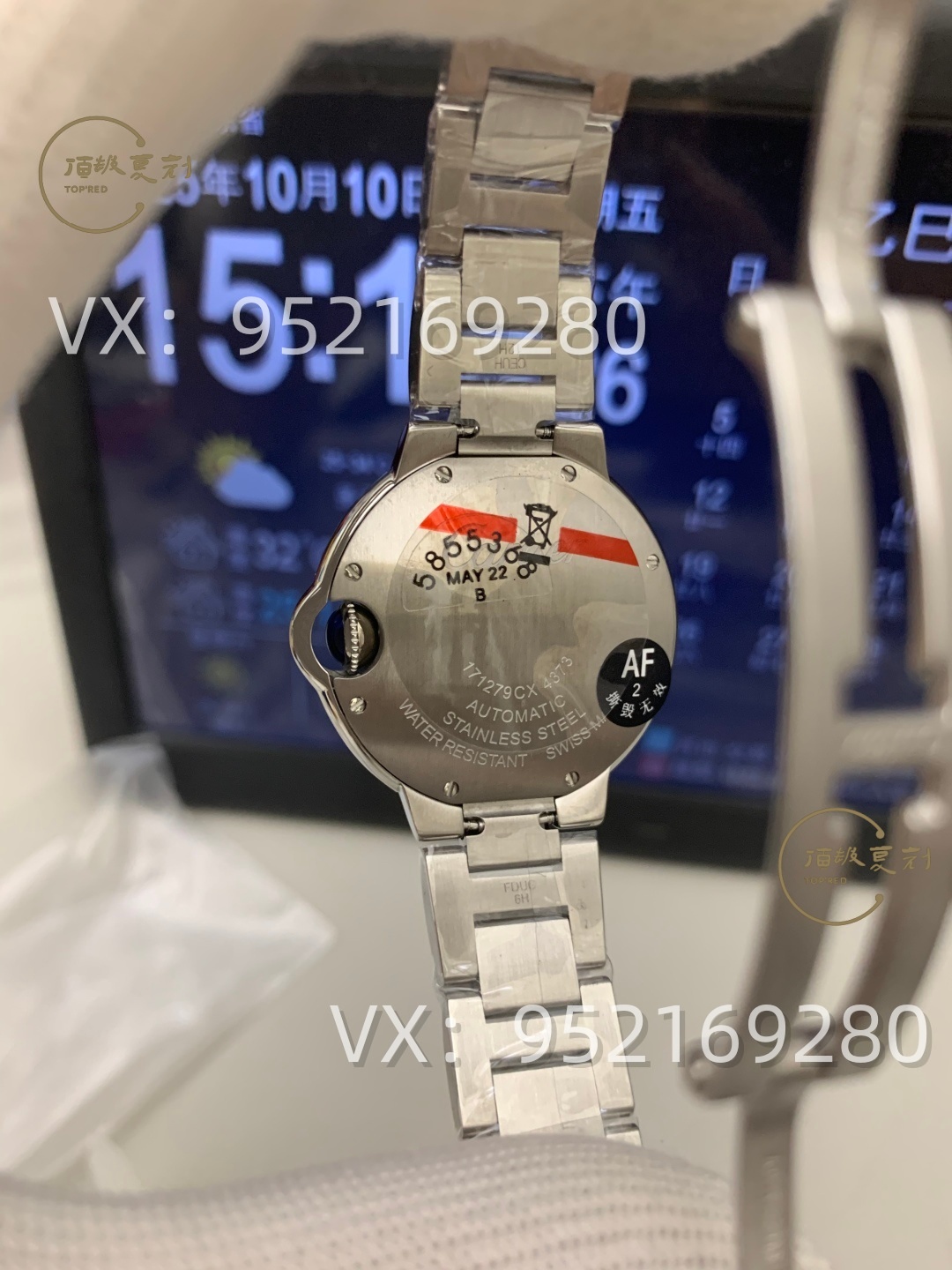 AF廠卡地亞33mm女士藍氣球怎么樣，076一檔機芯！-復刻表